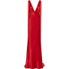 Rachel Gilbert red lior satin gown - ワンピース・ドレス - 