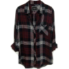 Rails Hunter Plaid Shirt in Indigo/White - 半袖シャツ・ブラウス - 