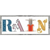 Rain Text - Иллюстрации - 