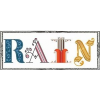 Rain Text - Ilustracije - 