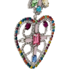 Rainbow Camellias Heart Earrings - Earrings - 