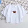 Rainbow Embroidered Short Sleeve T-Shirt - Camisola - curta - $25.99  ~ 22.32€