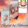 Rainbow Engagement Bling Ring - Uhani - 