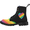 Rainbow Pride Heart Boots - Buty wysokie - 