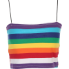 Rainbow Sling Short Vest - 坎肩 - $15.99  ~ ¥107.14