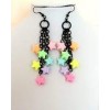 Rainbow Star Dangle Earrings - Uhani - 
