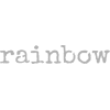 Rainbow - イラスト用文字 - 