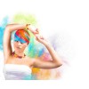 Rainbow colorful fashion makeup. - Uncategorized - 