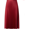 Raspberry pink pleated midi skirt - Suknje - 