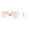 Ray-Ban Jr Sunglasses Rj9506S 211/7E Pink Pink Mirror Silver Gradient - Sončna očala - $60.00  ~ 51.53€