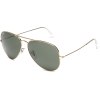 Ray-Ban RB3025 Aviator Sunglasses,Gold Frame/Crystal Green Lens,62 mm - Sonnenbrillen - $104.70  ~ 89.93€