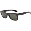 Ray-Ban RB4148P Caribbean Sunglasses Black w/ Crystal Green Lens - Sunglasses - $107.75 