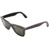 Ray-Ban Wayfarer 1089 Wayfarer Sunglasses,Top Texture On Black Frame/Crystal Green Lens,One Size - Sonnenbrillen - $109.11  ~ 93.71€