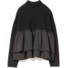 Ray BEAMS / Kirikete Tiered High Neck - Pullover - 