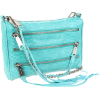 Rebecca Minkoff  Mini 5 Zip Clutch Snake Clutch Aquamarine - Clutch bags - $195.00 