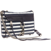 Rebecca Minkoff  Mini Mac Clutch Stripe Clutch Navy/White Stripe - Bolsas com uma fivela - $175.00  ~ 150.30€
