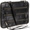 Rebecca Minkoff 5 Zip Laptop Bag Black Shine - Bag - $250.00 
