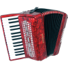 Red Accordion - Objectos - 