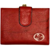 Red Buxton Leather Credit Card Midsize Wallet - Wallets - $33.99 
