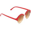Red Glass - Sunglasses - 