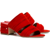 LAURENCE DACADE Red Roger 60 suede mules - Sandals - $630.00 