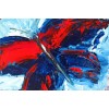 Red Blue Butterfly - Background - 