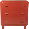 Red Chest of Drawers circa 1940 - Furniture - 