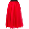 Red Full Skirt - Faldas - 