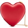 Red Leather Heart Clutch Bag | Luxury Ev - Bolsas pequenas - 
