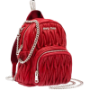 Red Miu Miu Backpack - Plecaki - 
