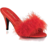 Red Slide - Sandals - 