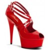 Red Strappy Chunky Heel - Остальное - 