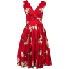 Red Summer Dress - sukienki - 