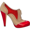 Red and Tan Vintage Heels - Scarpe classiche - 