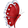 Red and White Butterfly - Uncategorized - 