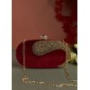 Red and gold clutch - Hand bag - 