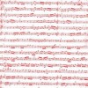 Red and white music notes - イラスト - 