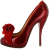 Red bow shoes - Klasični čevlji - 