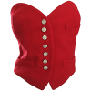 Red corset - Camisas sem manga - 