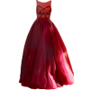 Red gown - Dresses - 