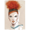 Red hair - Ilustracje - 