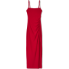 Red midi dress - Haljine - 