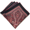 Red paisley pocket square - Kravate - 