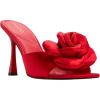 Redrose Satin Rose Dress Slides - Klasične cipele - 