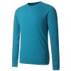 Regna X Men's Crewneck Basic Solid Pullover Knitted Sweatshirts(Waffle, Basic, Color-Block) (S-3X) - Shirts - $7.99  ~ £6.07