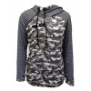 Relipop Women's Print Long Sleeve Camouflage Pullover Hoodie Sweatshirt - 半袖シャツ・ブラウス - $13.99  ~ ¥1,575
