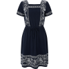 Rena Embroidered Short Sleeve Dress - 连衣裙 - 