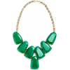 RentTheRunway Green Stone Bib Necklace - Collane - $30.00  ~ 25.77€