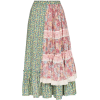 Rentrayage tiered patchwork prairie skir - Skirts - 