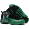 Retro Jordan 12 Dark Green and - Sneakers - 